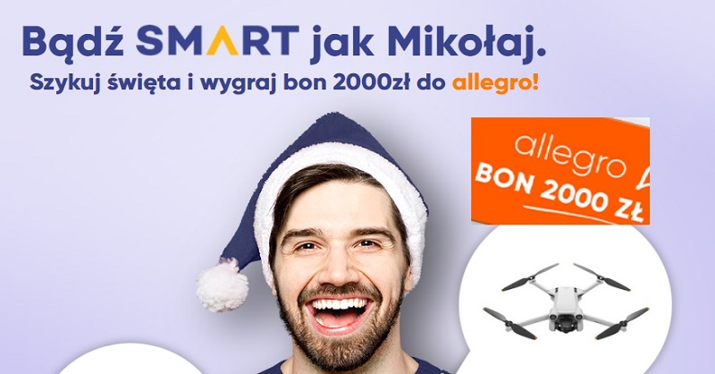 Konkurs SMART Pożyczka, nagroda BON Allegro 2000 zł