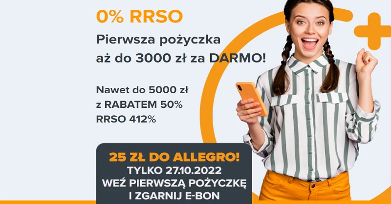 25 zł do Allegro od Pożyczkaplus