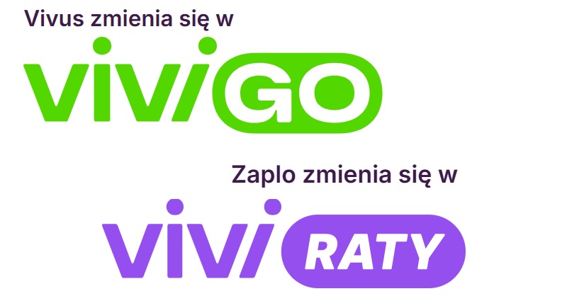 Vivus zmienia się w Vivigo, Zaplo zmienia się w Viviraty