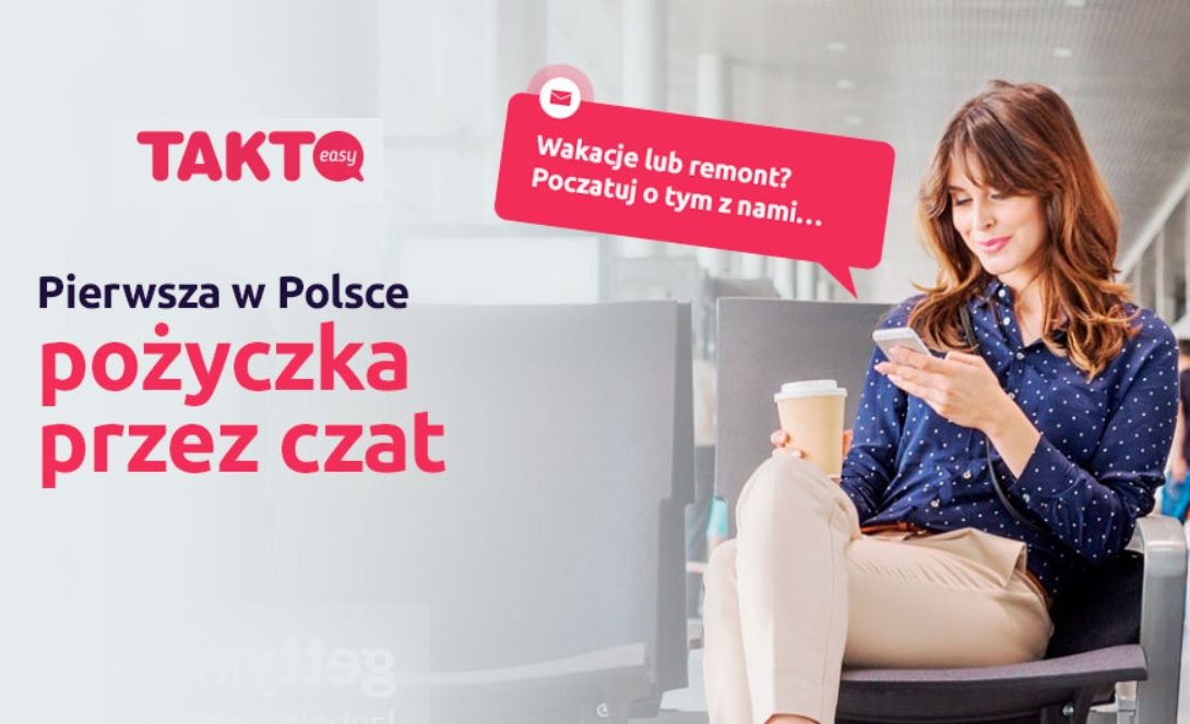 Pożyczka przez czat TAKTOeasy