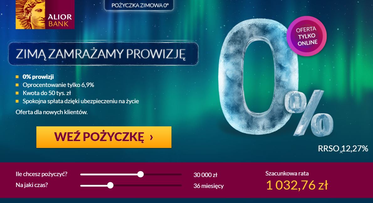 Alior Bank Pożyczka Zimowa